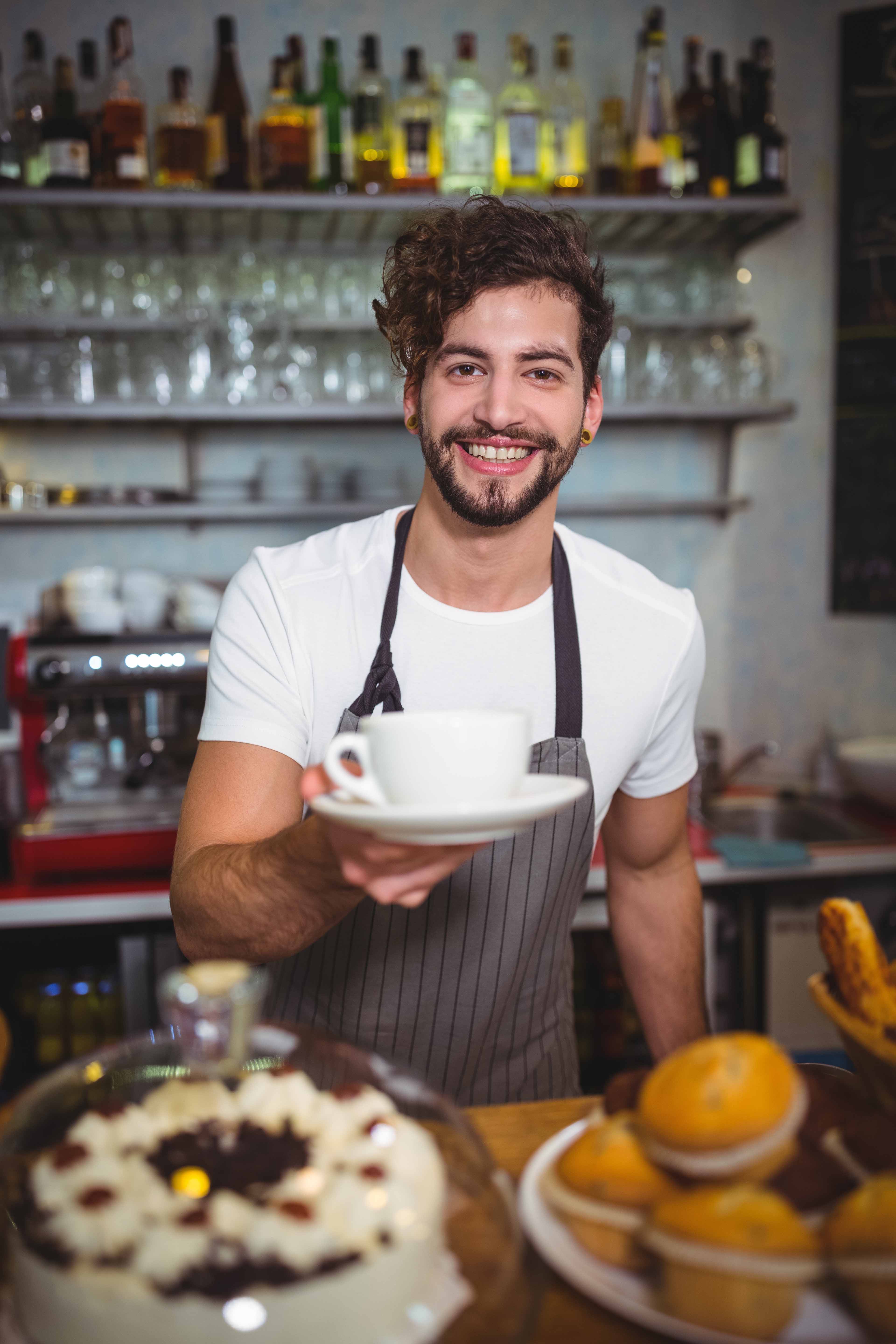 Hombre de negocios exitoso Impulso Restaurantero